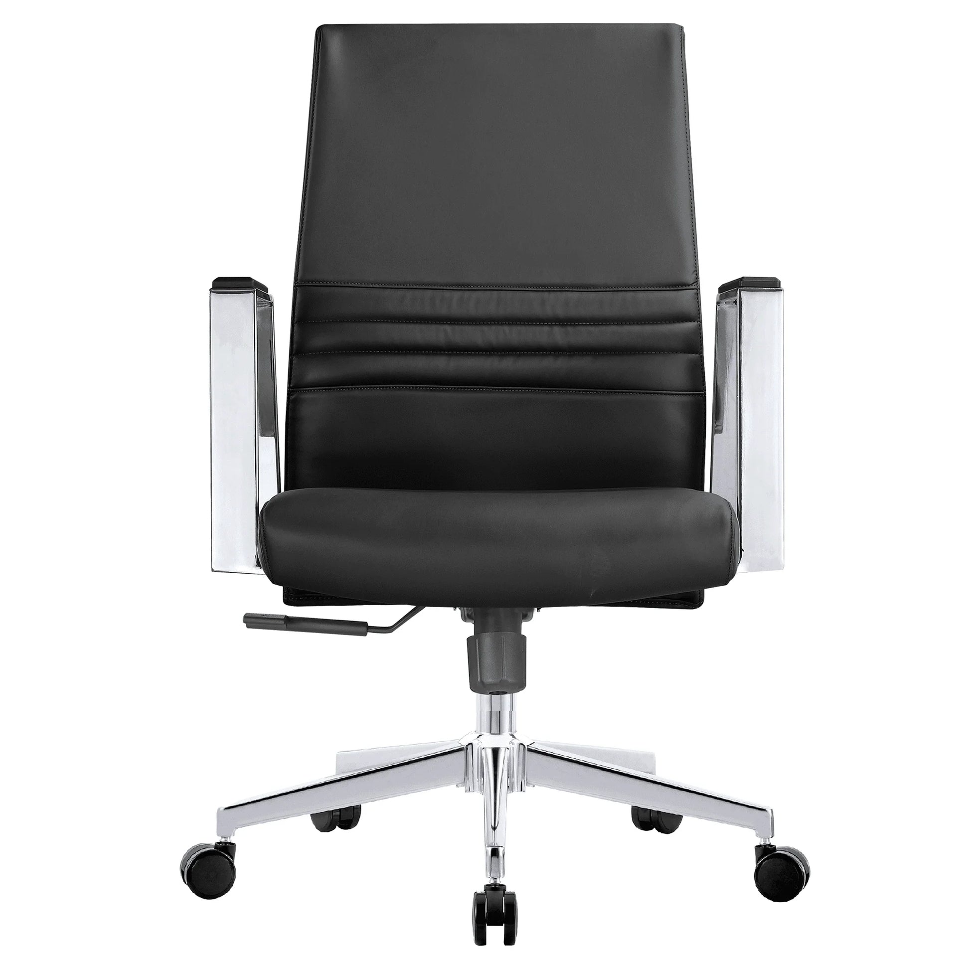 Aleen Leather Office Chair with Adjustable Height, Tilt and 360 Degree Swivel - Elax Furniture