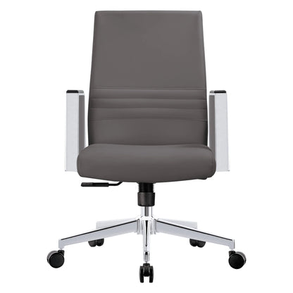 Aleen Leather Office Chair with Adjustable Height, Tilt and 360 Degree Swivel - Elax Furniture