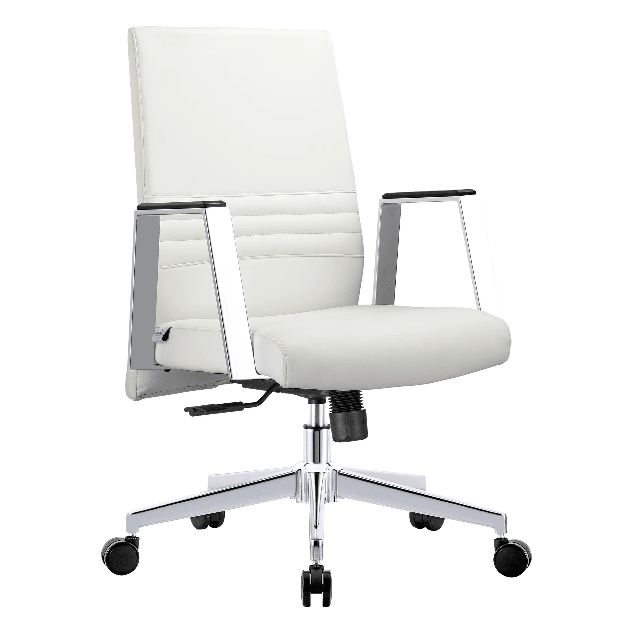 Aleen Leather Office Chair with Adjustable Height, Tilt and 360 Degree Swivel - Elax Furniture