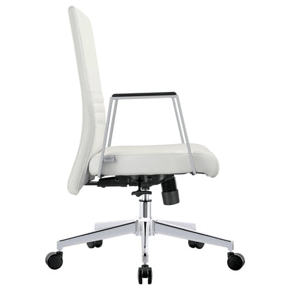 Aleen Leather Office Chair with Adjustable Height, Tilt and 360 Degree Swivel - Elax Furniture