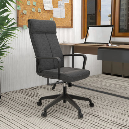 Aiaria High-Back Ergonomic Office Chair with Adjustable Height, Swivel, and Tilt - Elax Furniture