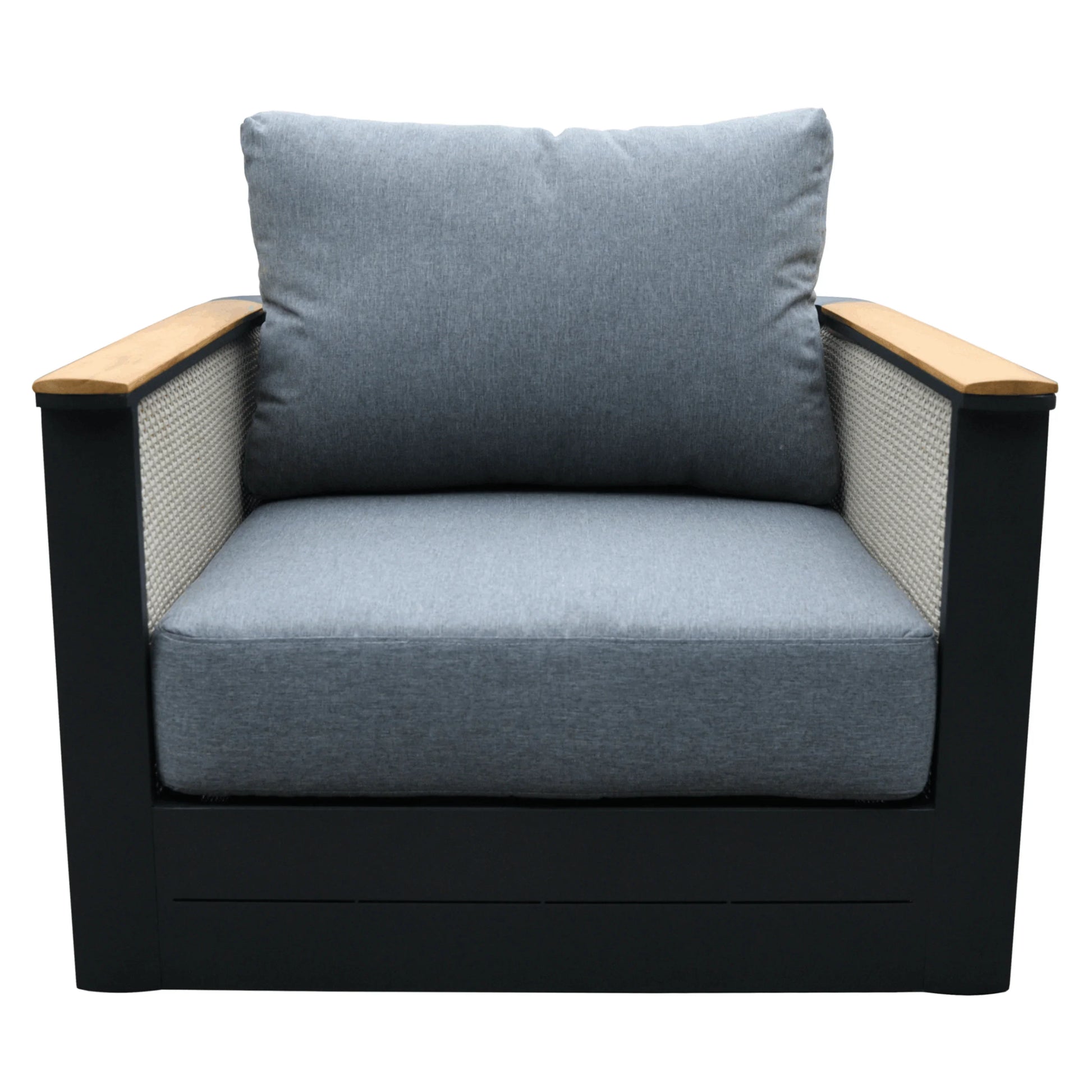 LeisureMod Arvin 4-Piece Conversation Set with Coffee Table, Sofa, and 2 Accent Chairs - Elax Furniture