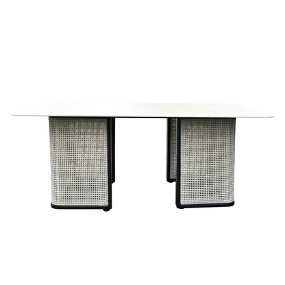 LeisureMod Arvin 4-Piece Conversation Set with Coffee Table, Sofa, and 2 Accent Chairs - Elax Furniture