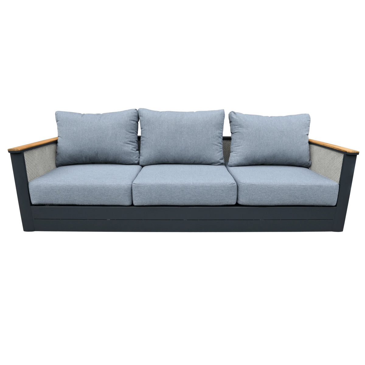 LeisureMod Arvin 4-Piece Conversation Set with Coffee Table, Sofa, and 2 Accent Chairs - Elax Furniture