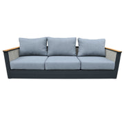 LeisureMod Arvin 4-Piece Conversation Set with Coffee Table, Sofa, and 2 Accent Chairs - Elax Furniture