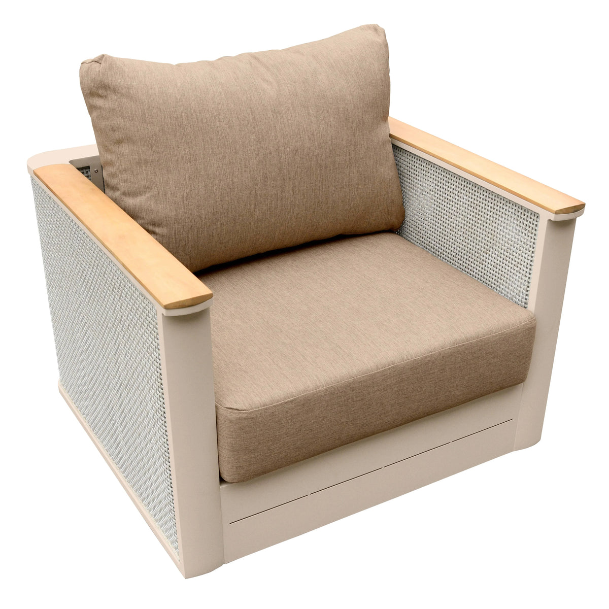 LeisureMod Arvin 4-Piece Conversation Set with Coffee Table, Sofa, and 2 Accent Chairs - Elax Furniture