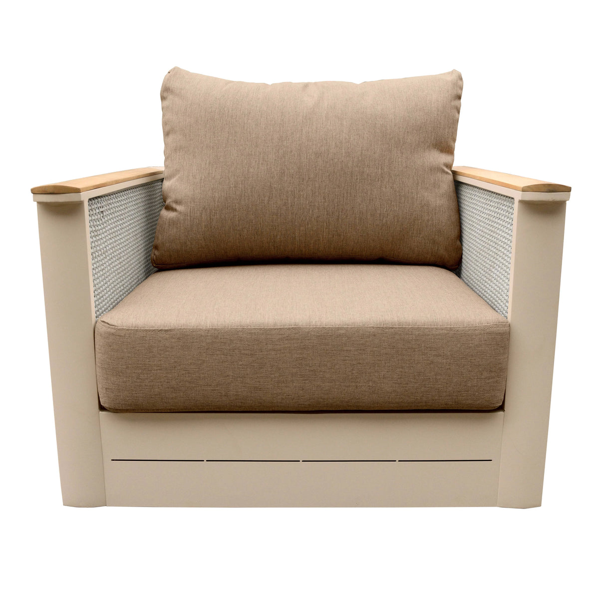 LeisureMod Arvin 4-Piece Conversation Set with Coffee Table, Sofa, and 2 Accent Chairs - Elax Furniture