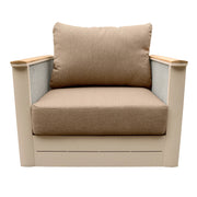 LeisureMod Arvin 4-Piece Conversation Set with Coffee Table, Sofa, and 2 Accent Chairs - Elax Furniture
