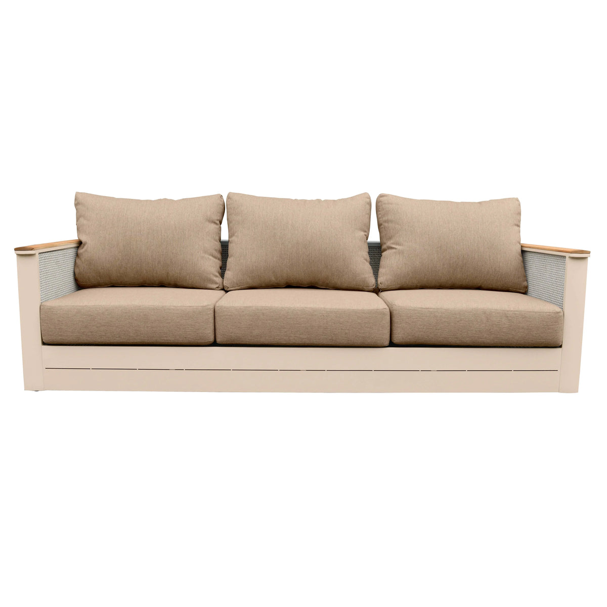 LeisureMod Arvin 4-Piece Conversation Set with Coffee Table, Sofa, and 2 Accent Chairs - Elax Furniture
