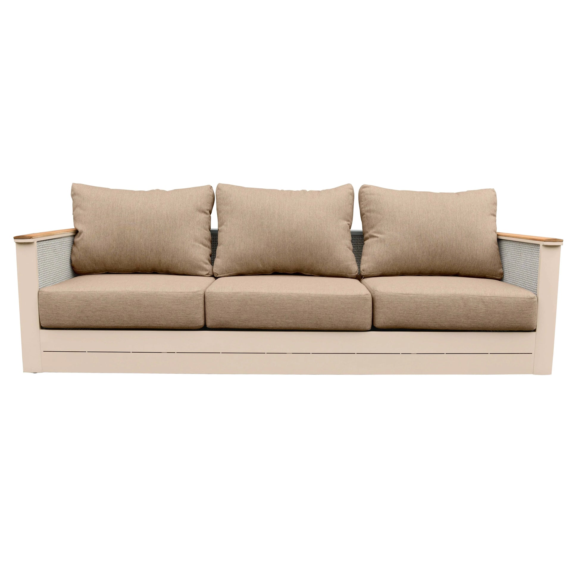 LeisureMod Arvin 4-Piece Conversation Set with Coffee Table, Sofa, and 2 Accent Chairs - Elax Furniture