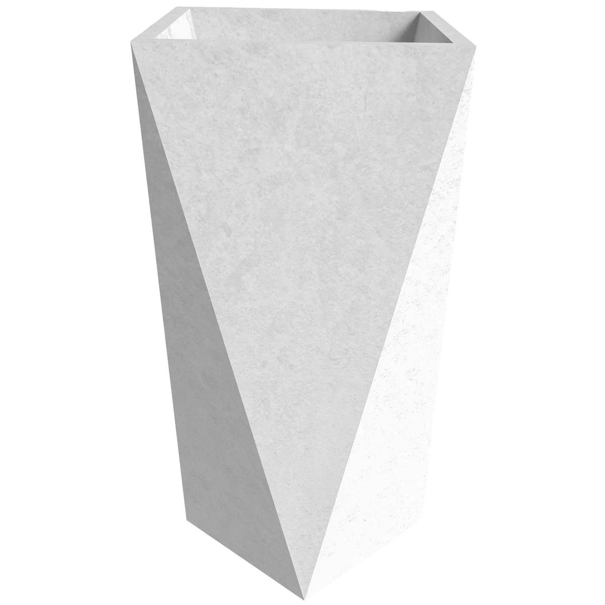 Aloe Tapered Square Fiberstone And MGO Clay Planter For Indoor And Outdoor - Elax Furniture