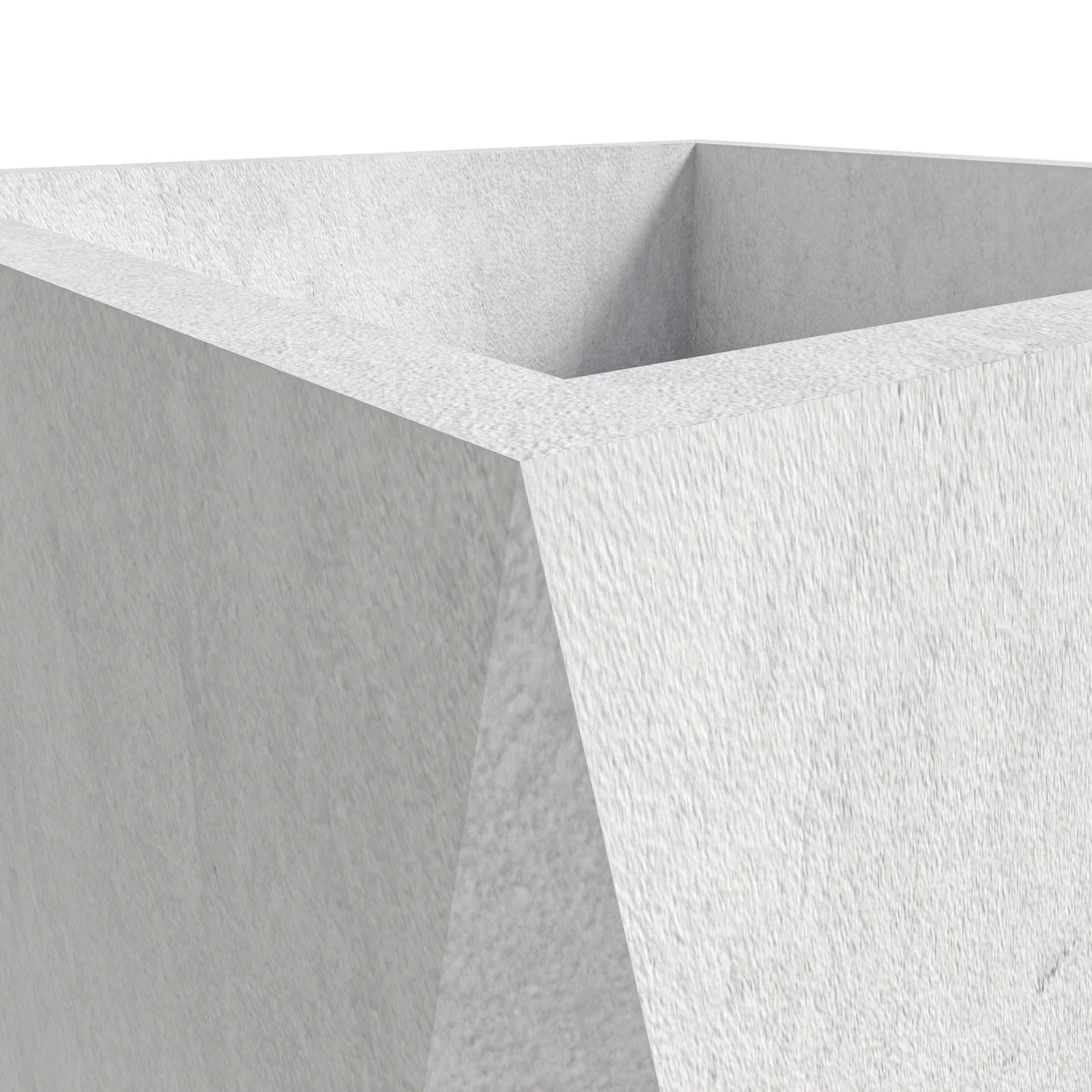 Aloe Tapered Square Fiberstone And MGO Clay Planter For Indoor And Outdoor - Elax Furniture