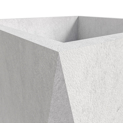 Aloe Tapered Square Fiberstone And MGO Clay Planter For Indoor And Outdoor - Elax Furniture