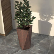 Aloe Tapered Square Fiberstone And MGO Clay Planter For Indoor And Outdoor - Elax Furniture