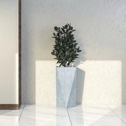 Aloe Tapered Square Fiberstone And MGO Clay Planter For Indoor And Outdoor - Elax Furniture