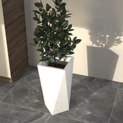 Aloe Tapered Square Fiberstone And MGO Clay Planter For Indoor And Outdoor - Elax Furniture