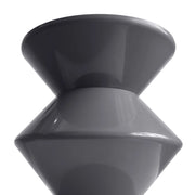 Aura Round Side Table in ABS Plastic With Contemporary Double-Hourglass Design - Elax Furniture