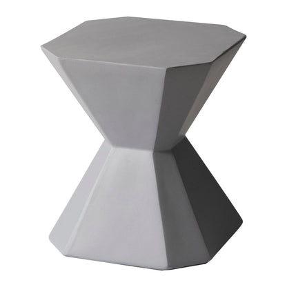 Azure Side Table Round Fiberstone Accent Table - Elax Furniture