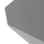 Azure Side Table Round Fiberstone Accent Table - Elax Furniture