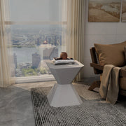 Azure Side Table Round Fiberstone Accent Table - Elax Furniture