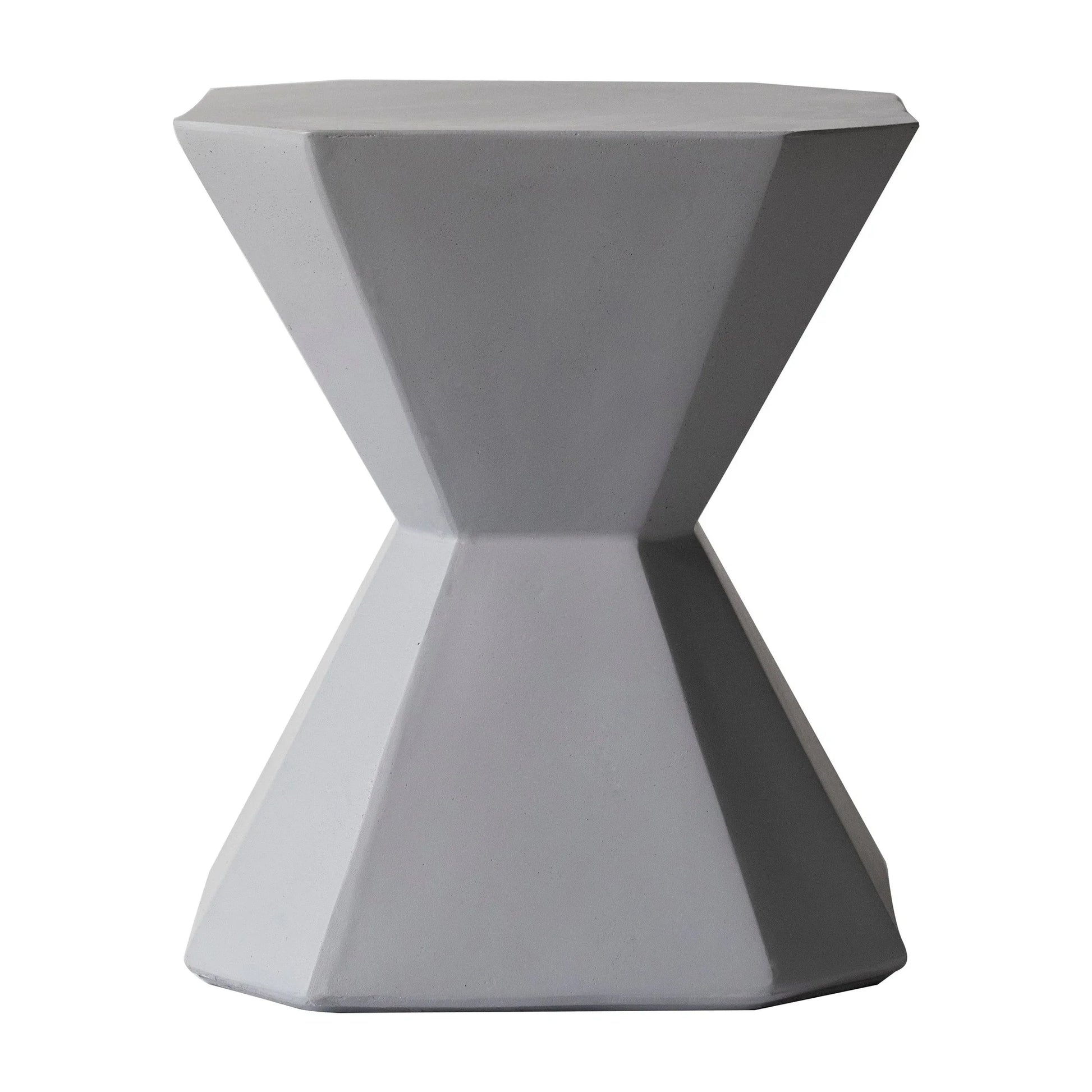 Azure Side Table Round Fiberstone Accent Table - Elax Furniture