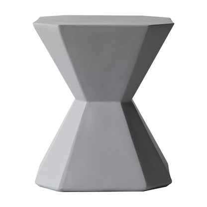 Azure Side Table Round Fiberstone Accent Table - Elax Furniture