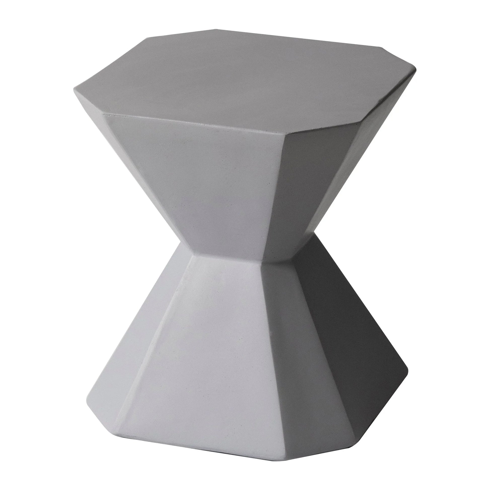 Azure Side Table Round Fiberstone Accent Table - Elax Furniture