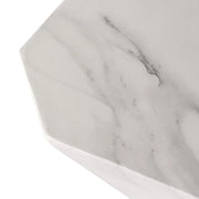 Azure Side Table Round Fiberstone Accent Table - Elax Furniture