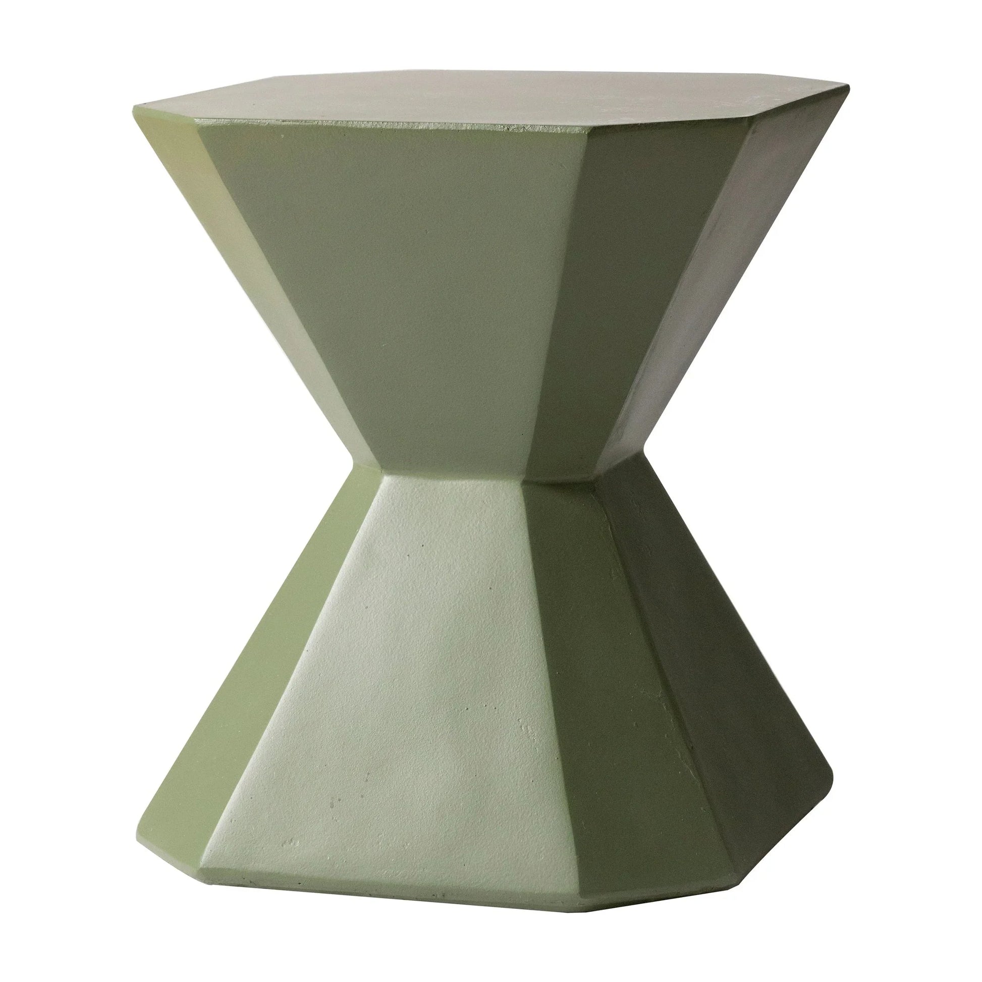 Azure Side Table Round Fiberstone Accent Table - Elax Furniture