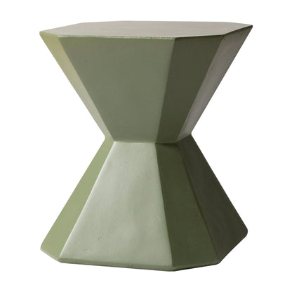 Azure Side Table Round Fiberstone Accent Table - Elax Furniture