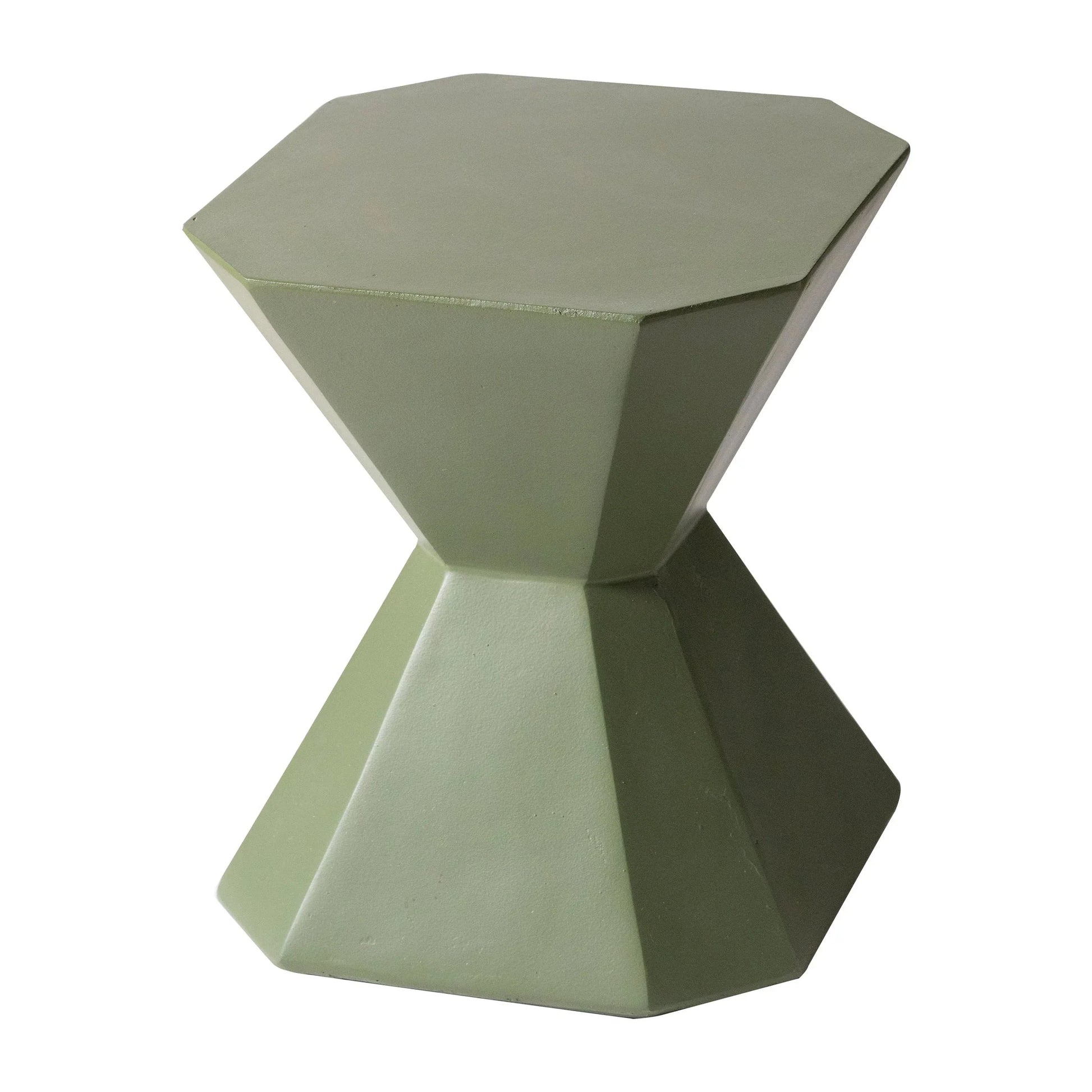 Azure Side Table Round Fiberstone Accent Table - Elax Furniture