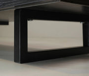 Avery Mid-Century Modern TV Stand with MDF Cabinet and Powder Coated Steel Legs - Elax Furniture