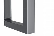 Astra Rectangular Dining Table with Stone/Glass Tabletop and Stainless-Steel Base - Elax Furniture