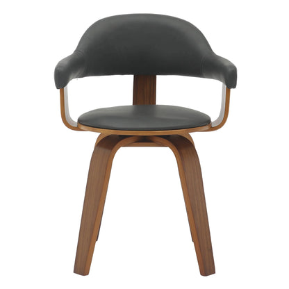 Brivo Modern Wooden Dining Chair With Walnut Color Frame - Elax Furniture