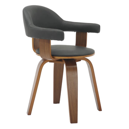 Brivo Modern Wooden Dining Chair With Walnut Color Frame - Elax Furniture