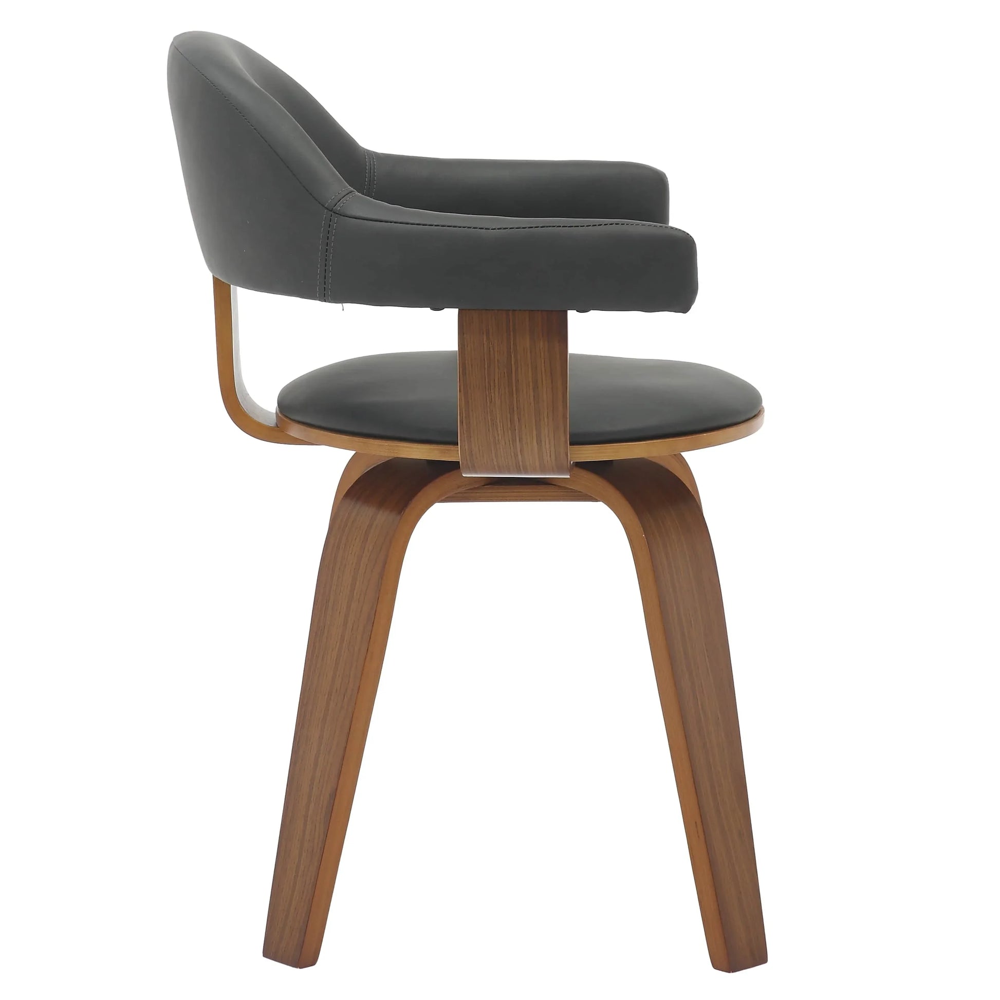 Brivo Modern Wooden Dining Chair With Walnut Color Frame - Elax Furniture