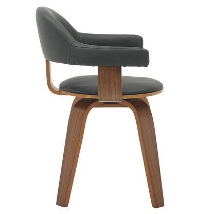 Brivo Modern Wooden Dining Chair With Walnut Color Frame - Elax Furniture