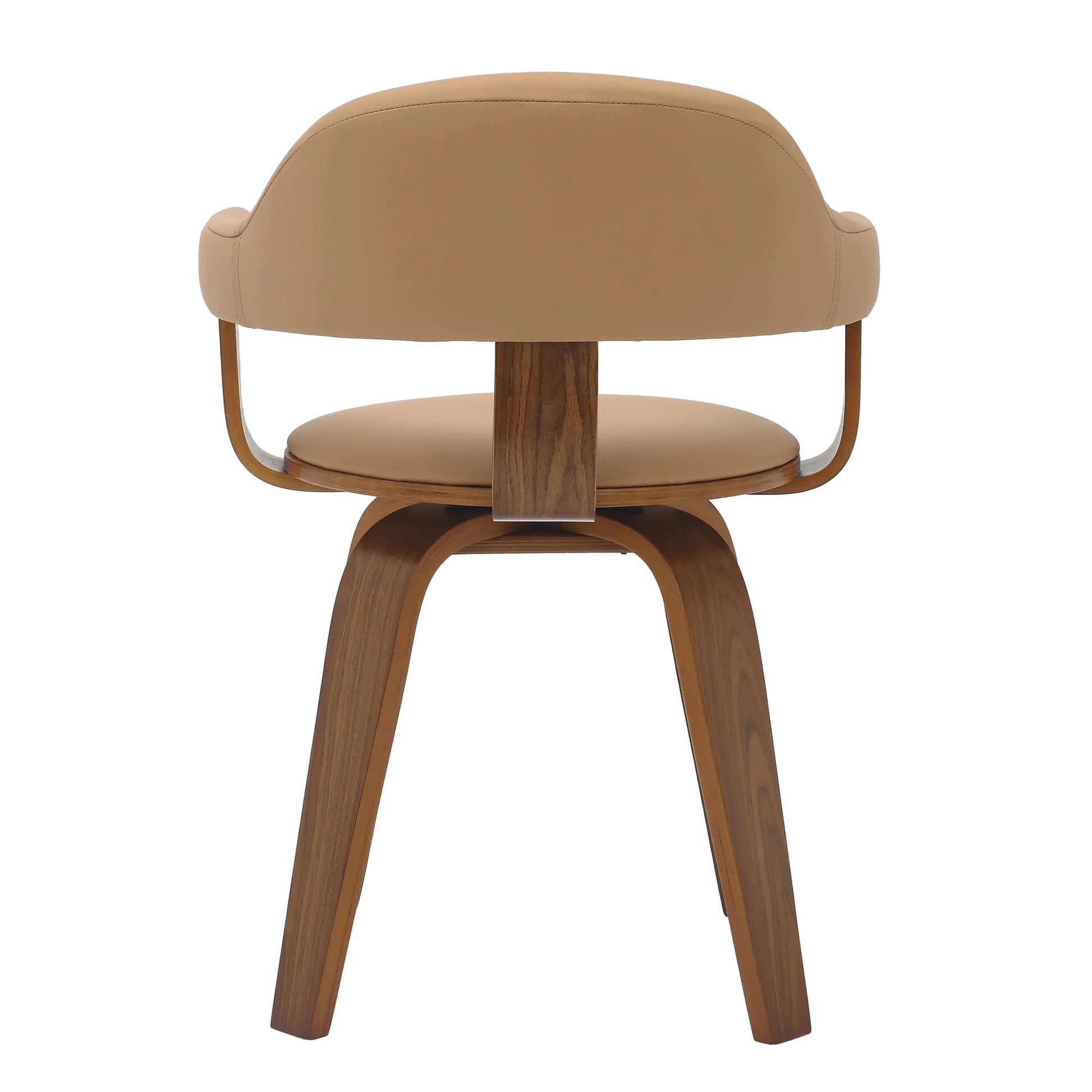 Brivo Modern Wooden Dining Chair With Walnut Color Frame - Elax Furniture