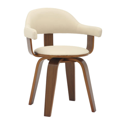 Brivo Modern Wooden Dining Chair With Walnut Color Frame - Elax Furniture
