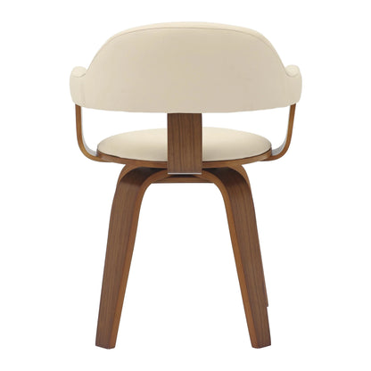Brivo Modern Wooden Dining Chair With Walnut Color Frame - Elax Furniture