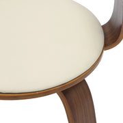 Brivo Modern Wooden Dining Chair With Walnut Color Frame - Elax Furniture