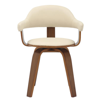 Brivo Modern Wooden Dining Chair With Walnut Color Frame - Elax Furniture