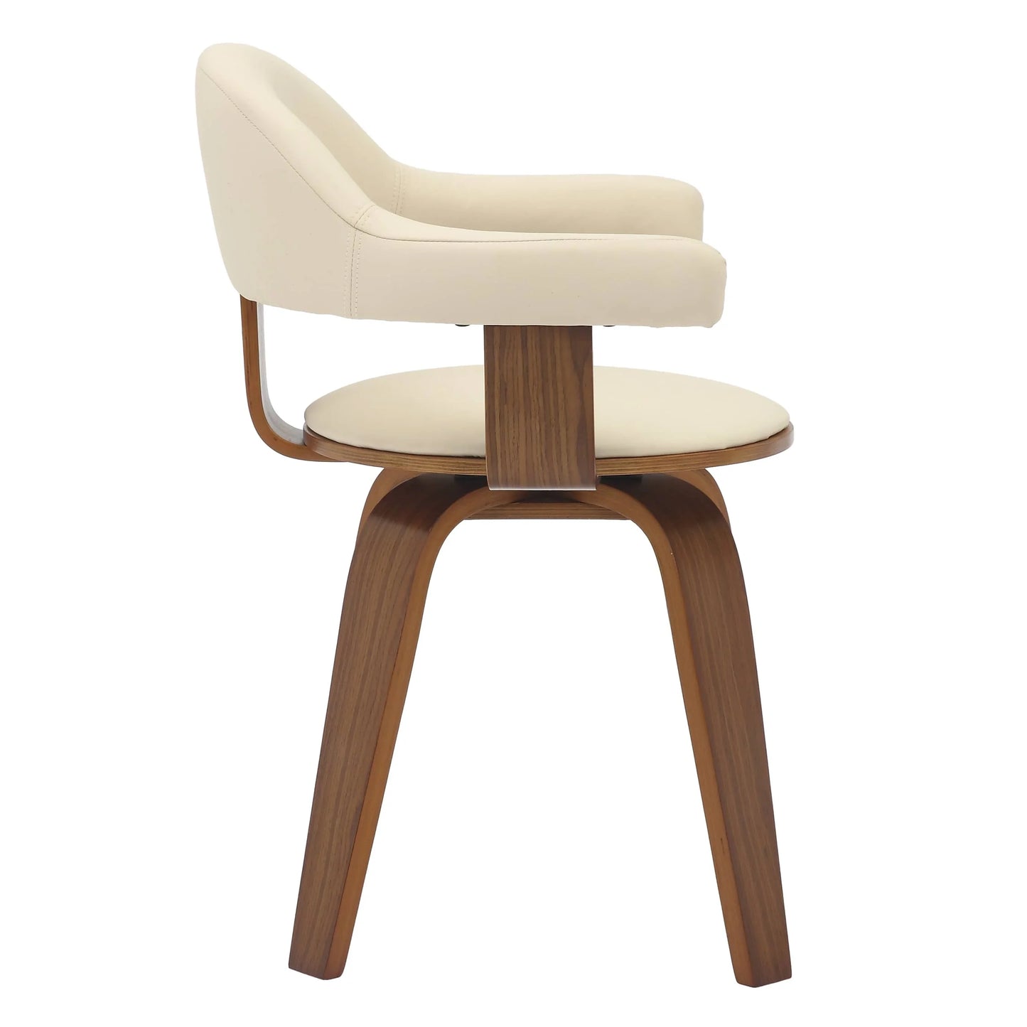 Brivo Modern Wooden Dining Chair With Walnut Color Frame - Elax Furniture
