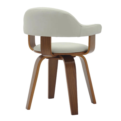 Brivo Modern Wooden Dining Chair With Walnut Color Frame - Elax Furniture