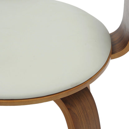 Brivo Modern Wooden Dining Chair With Walnut Color Frame - Elax Furniture