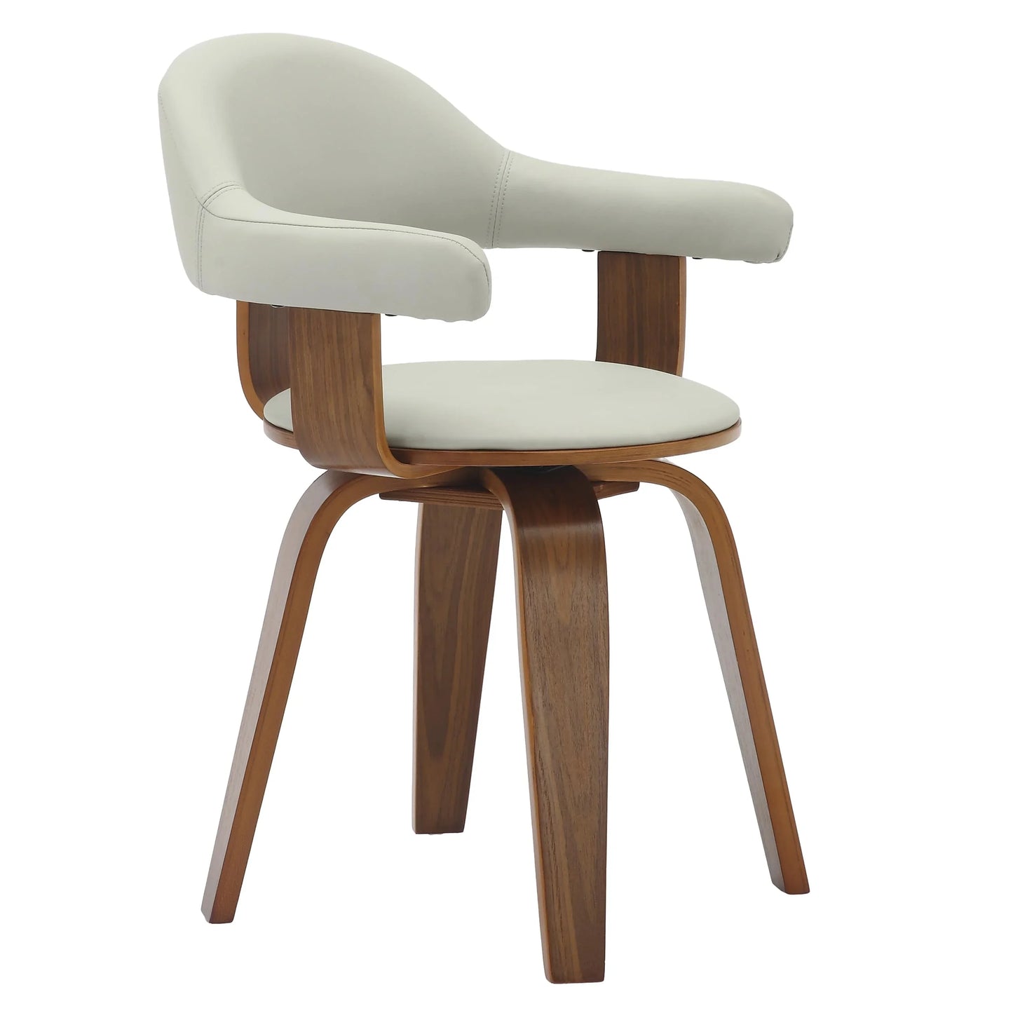 Brivo Modern Wooden Dining Chair With Walnut Color Frame - Elax Furniture