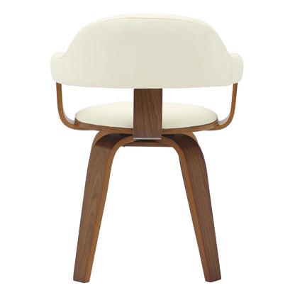 Brivo Modern Wooden Dining Chair With Walnut Color Frame - Elax Furniture