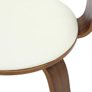 Brivo Modern Wooden Dining Chair With Walnut Color Frame - Elax Furniture