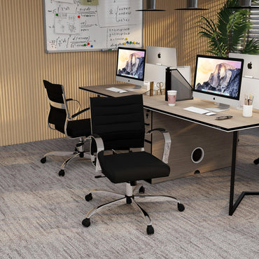 Benmar Mid-Back Mesh Adjustable Office Conference Chair - Elax Furniture