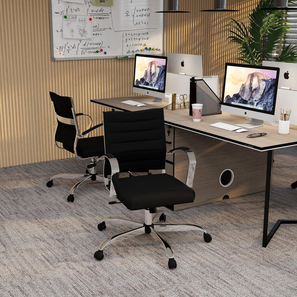 Benmar Mid-Back Mesh Adjustable  Office Conference Chair